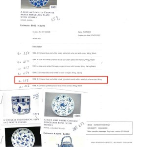 A Chinese blue and white 'Lizard and Birds' kendi  — photo 8
