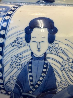A Chinese blue and white 'Long Eliza' vase, Kangxi — 照片 15