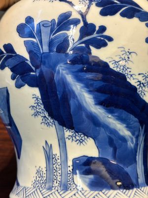 A Chinese blue and white 'Long Eliza' vase, Kangxi — 照片 17