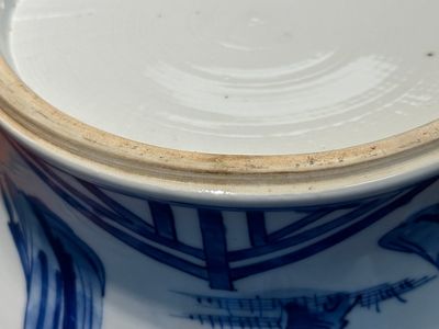 A Chinese blue and white 'Long Eliza' vase, Kangxi — 照片 10