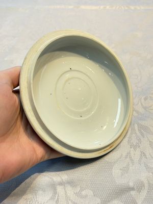 A Chinese blue and white 'Long Elizas and Playing Boys' bowl and cover, Chenghua mark, Kangxi — photo 16