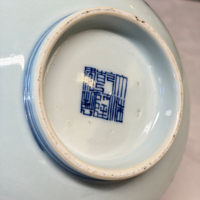 A Chinese blue and white 'Lotus' bowl — foto 14