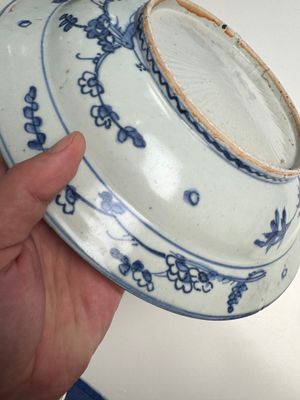 A Chinese blue and white 'Lotus Pond with Ducks' dish — 照片 16