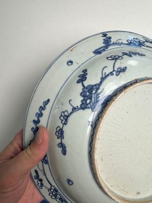 A Chinese blue and white 'Lotus Pond with Ducks' dish — 照片 10