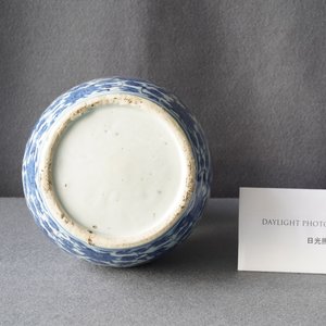 A Chinese blue and white 'lotus scroll' double gourd vase, Wanli — 照片 9