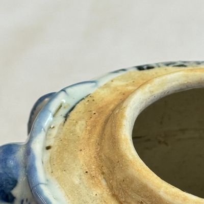 A Chinese blue and white 'Luduan' incense burner  — photo 15
