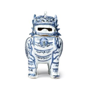 A Chinese blue and white 'Luduan' incense burner  — photo 2
