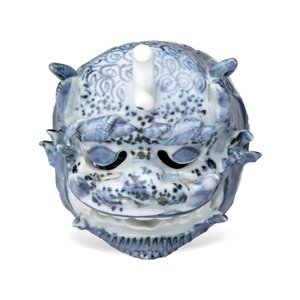 A Chinese blue and white 'Luduan' incense burner  — photo 6