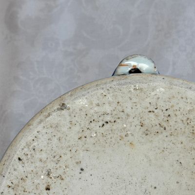 A Chinese blue and white 'Luohan' cylindrical tripod censer — photo 17