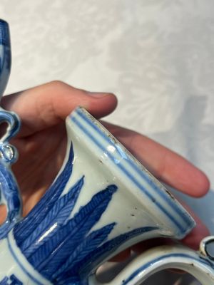 A Chinese blue and white 'Magic Fountain' ewer, heaven ☰ mark, Jiajing — photo 15