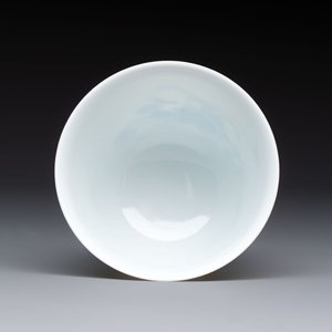 A Chinese blue and white 'mandarin duck and lotus' cup, Kangxi mark, 19th C. — 照片 6
