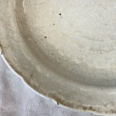 A Chinese blue and white 'Mandarin Duck' dish and a crackle-glazed dish — photo 14