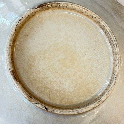 A Chinese blue and white 'Mandarin Duck' dish and a crackle-glazed dish — photo 18