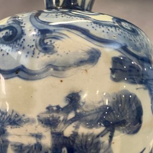 A Chinese blue and white 'meiping' vase with cranes, Wanli — photo 22