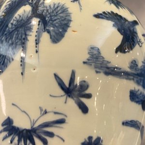 A Chinese blue and white 'meiping' vase with cranes, Wanli — photo 25