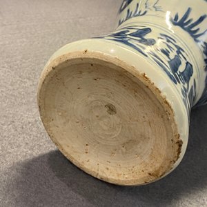 A Chinese blue and white 'meiping' vase with cranes, Wanli — photo 36