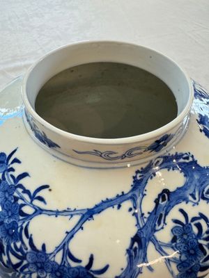 A Chinese blue and white 'Monkeys' vase, Man Tang Fu Ji 滿堂福記 mark, 19th C. — foto 10