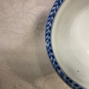 A Chinese blue and white 'mother with child' cup and saucer, Kangxi — photo 11