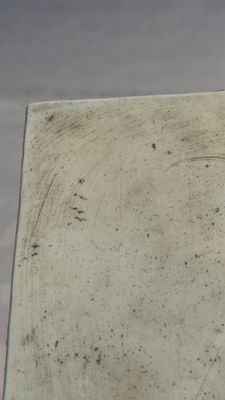 A Chinese blue and white 'Mountainous Landscape' writing set with an inkwell, sander and candlestick, Qianlong — photo 30