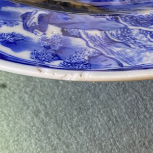 A Chinese blue and white 'Musicians' dish, Kangxi — photo 8