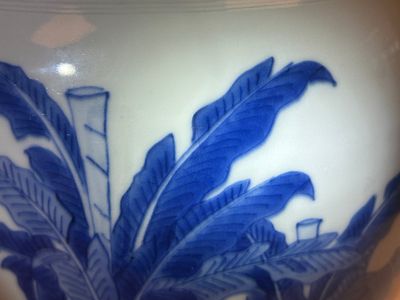 A Chinese blue and white 'mythical animals' vase, Transitional period — photo 22