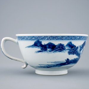 A Chinese blue and white Nanking cargo shipwreck sauce boat, Qianlong — 照片 4