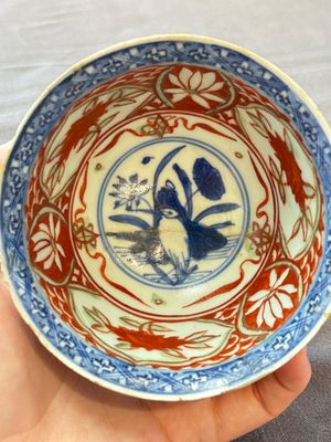 A Chinese blue and white octagonal bowl and a green and red-enamelled blue and white bowl, Jiajing/Chongzhen — 照片 12