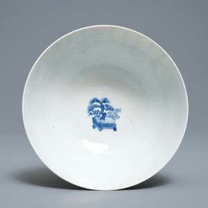 A Chinese blue and white 'Ode to the red cliffs' bowl, Chenghua mark, Kangxi — 照片 6