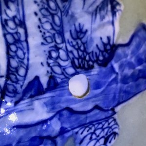 A Chinese blue and white on celadon ground bottle vase, 19th C. — photo 10