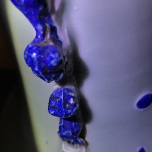 A Chinese blue and white on celadon ground vase, 19th C. — photo 7