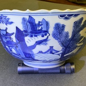 A Chinese blue and white 'pagoda landscape' bowl, Wanli — 照片 15