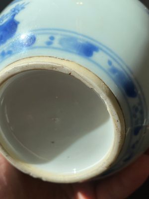 A Chinese blue and white pear-shaped 'narrative subject' vase, Kangxi — 照片 7