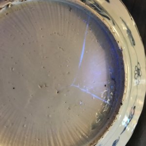 A Chinese blue and white plate with deer and ducks, Wanli — photo 6