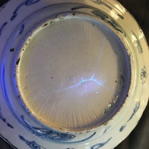 A Chinese blue and white plate with deer and ducks, Wanli — photo 7