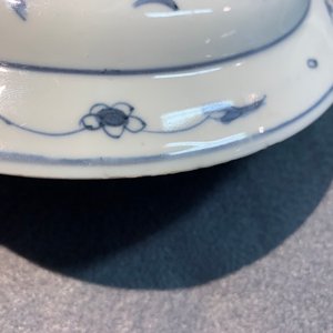 A Chinese blue and white plate with squirrels and a frog, Wanli — photo 7