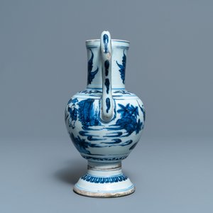 A Chinese blue and white 'playing boys' ewer, Wanli — photo 5