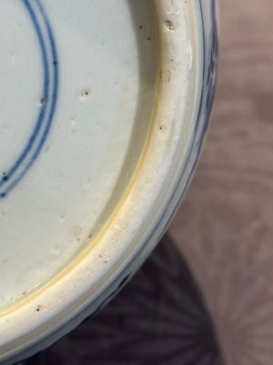 A Chinese blue and white 'playing boys' vase and wooden cover, Kangxi — photo 10