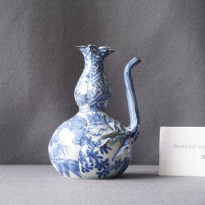 A Chinese blue and white 'pomegranate' kendi, Wanli — 照片 9