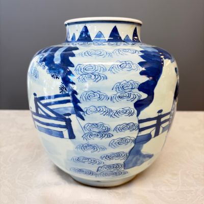 A Chinese blue and white 'Qi Lin Song Zi 麒麟送子' vase — photo 4