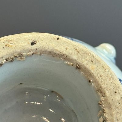 A Chinese blue and white 'Qilin' ewer and cover — photo 25