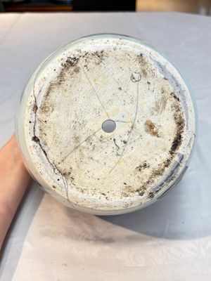 A Chinese blue and white 'qilin' jar, Transitional period — photo 7