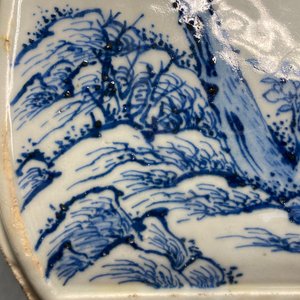 A Chinese blue and white rectangular jardinière, Kangxi/Yongzheng — 照片 14