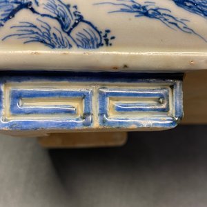 A Chinese blue and white rectangular jardinière, Kangxi/Yongzheng — 照片 16