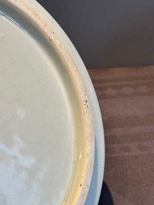 A Chinese blue and white 'river landscape' plate, 18/19th C. — photo 9