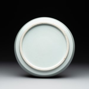 A Chinese blue and white 'river landscape' plate, 18/19th C. — photo 4