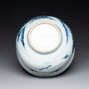 A Chinese blue and white 'riverscape' censer, 18th C. — photo 6