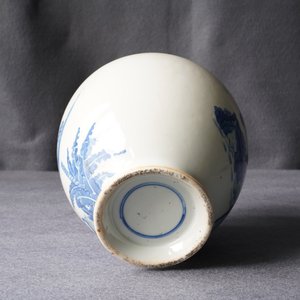 A Chinese blue and white 'Romance of the Western Chamber' vase, 19th C. — 照片 9