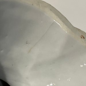 A Chinese blue and white salt after a European silver model, Kangxi — photo 8
