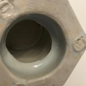 A Chinese blue and white salt after a European silver model, Transitional period — 照片 25