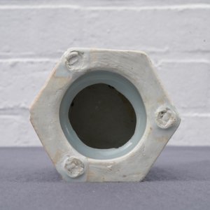 A Chinese blue and white salt after a European silver model, Transitional period — 照片 31